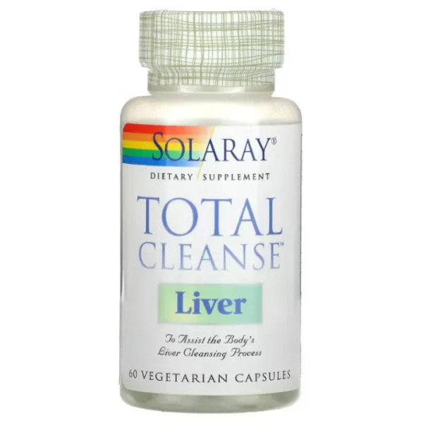 Чистка печени, Total Cleanse Liver, Solaray, 60 капсул