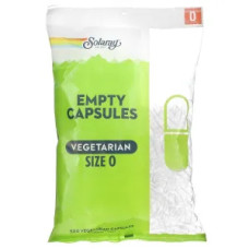 Порожні вегетаріанські капсули розмір 0, Empty Vegetarian Capsules Size 0