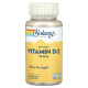 Вітамін D-2, Vitamin D-2, Solaray, сухий, 25 мкг, 60 вегетаріанських капсул