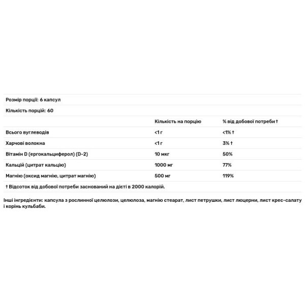 Кальцій та магній + вітамін D, Cal-Mag Citrate 2:1, Solaray, 360 капсул