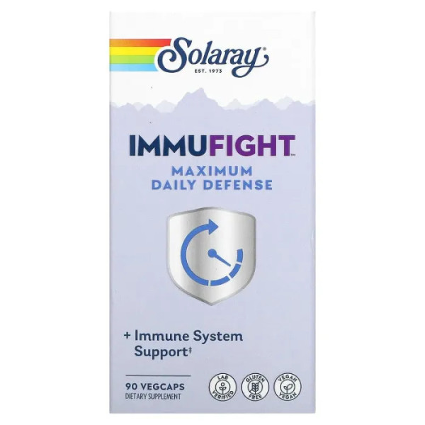 Імунна підтримка, максимальна щоденна захист, ImmuFight, Maximum Daily Defense, Solaray, 90 капсул