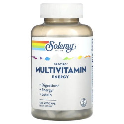 Мультивітаміни для енергії, Solaray Spectro Energy Multivitamin, 120 капсул