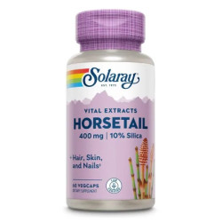 Екстракт хвоща 400 мг, Solaray Horsetail Extract, 60 капсул