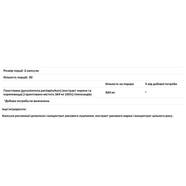 Гіностемма екстракт коріння, Jiaogulan Root Extract, Solaray, 410 мг, 60 капсул