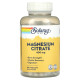Магній цитрат, Magnesium Citrate, Solaray, 400 мг, 180 вегетаріанських капсул