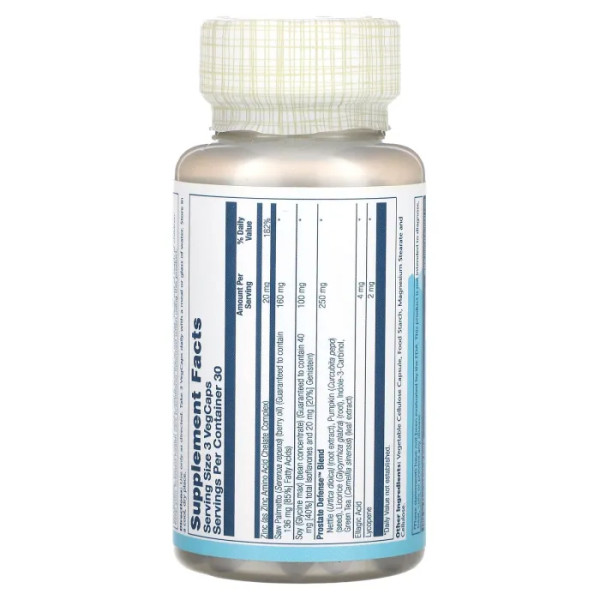 Підтримка простати, Prostate Defense, Solaray, 90 вегетаріанських капсул