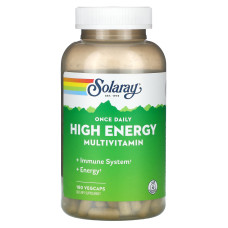 Мультивітаміни для енергії 1 на день, Multi-Vita-Min Solaray, 180 капсул