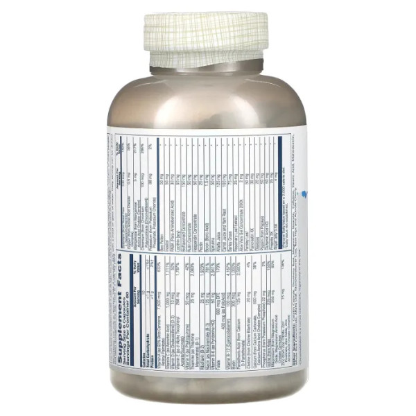 Мультивітаміни, Spectro Multivitamin, Solaray, без заліза, 360 капсул