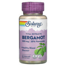 Бергамот підтримка серцево-судинної системи, Solaray Bergamot Cardiovascular Support, 60 капсул