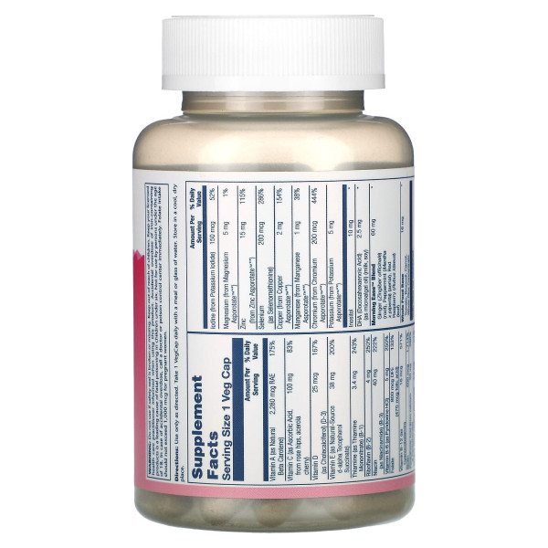 Мультивітаміни для вагітних, Prenatal, Solaray, 1 раз на день, 90 вегетаріанських капсул