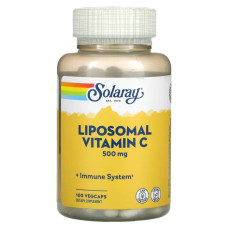 Липосомальный витамин C 500 мг, Solaray Liposomal Vitamin C, 100 вегетарианских капсул