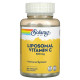 Вітамін С ліпосомальний, Liposomal Vitamin C, Solaray, 500 мг, 100 вегетаріанських капсул