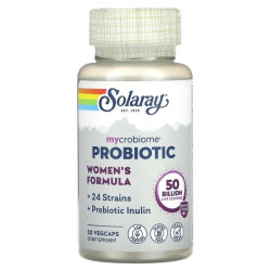 Пробіотик для жінок, Solaray Mycrobiome Probiotic, 30 капсул