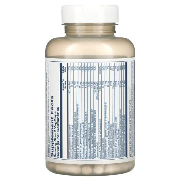 Ліпосомальні мультивітаміни, Liposomal Multivitamin, Universal, Solaray, 120 вегетаріанських капсул