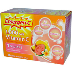 Витамин С (Тропикал), Emergen-C, 30 пакетиков, 9.0 г
