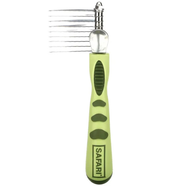 Гребінець для собак, Stainless Steel De-matting Comb, Safari, матуючий, з нержавіючої сталі, 1 шт