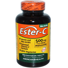 Естер С з цитрусовими біофлавоноїдами, Ester-C, American Health, 500 мг, 225 таблеток