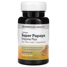 Ферменти папайї, American Health Papaya Enzyme Plus, 90 таблеток