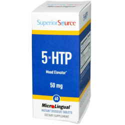 5-НТР (окситриптан), Superior Source 5-HTP, 50 мг, 60 микро таблеток