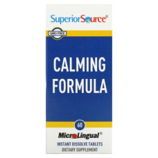 Заспокійливий засіб швидкорозчинний, Superior Source Calming Formula, 60 таблеток
