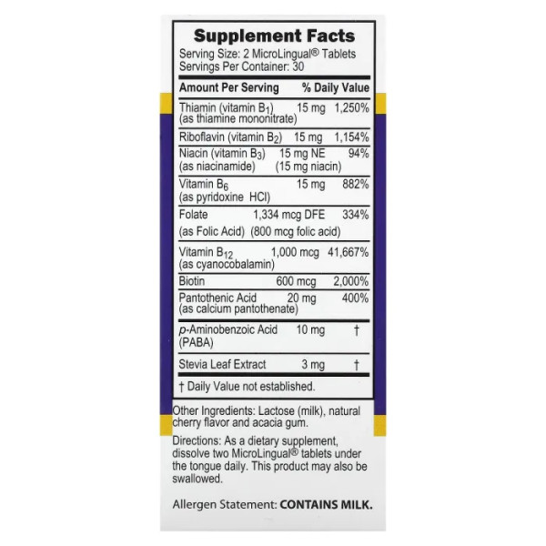 Вітаміни групи В для жінок, Women's B Complex, Superior Source, 60 мікролінгвальних швидкорозчинних таблеток