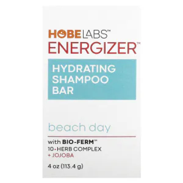 Шампунь зволожуючий, Hydrating Shampoo Bar, Hobe Labs, Energizer, Beach Day, 113.4 г