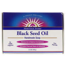 Мыло с маслом черного тмина, ручная работа, без запаха, Heritage Products Black Seed Oil Soap, 100 г