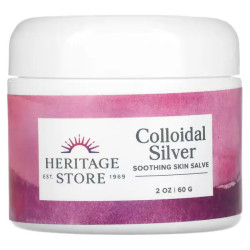 Мазь с коллоидным серебром, Heritage Products Colloidal Silver Salve, 60 г