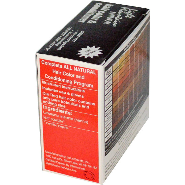 Фарба для волосся, Light Mountain, червоний, органік, 113 м