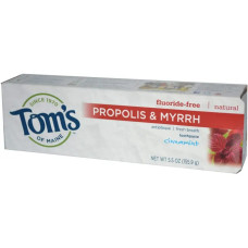 Зубна паста з прополісом і миррою (кориця), Tom's of Maine Toothpaste, 156 г