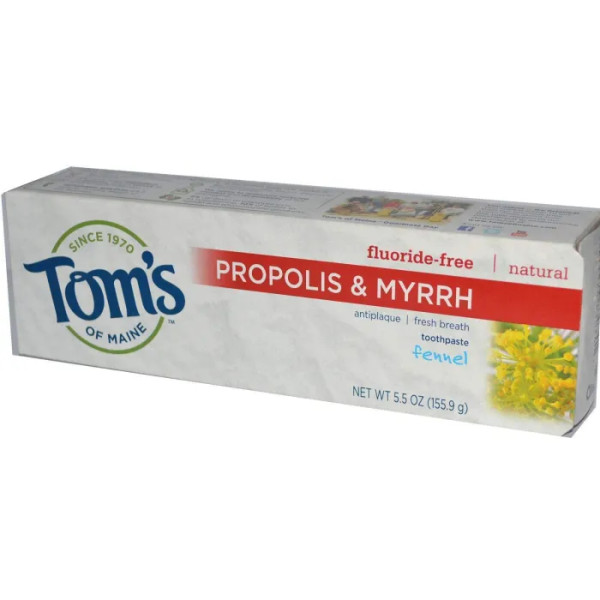 Зубна паста (прополіс, мирра і фенхель), Toothpaste, Tom's of Maine, 156 г