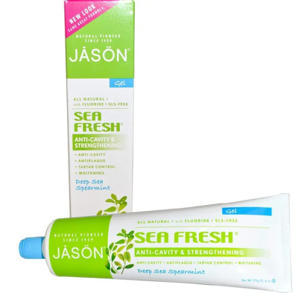 Зубний гель зміцнюючий, Strengthening Gel, Jason Natural, 170 г