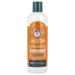 Шампунь від лупи + кондиціонер 2 в 1, Jason Natural Shampoo + Conditioner, 355 мл