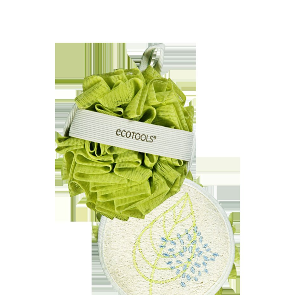 Мочалка для душа (двостороння), Dual Cleansing Pad, EcoTools, 1 шт.