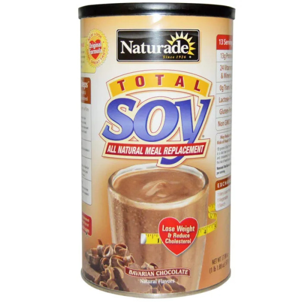 Замінник харчування, Total Soy, Naturade, баварський шоколад, 507 м