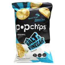 Чіпси картопляні, смак морська сіль та оцет, Popchips Original, 142 г