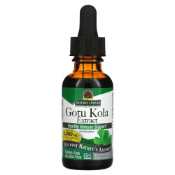 Экстракт Готу кола, Nature's Answer Gotu Kola Extract, без спирта, 2000 мг, 30 мл.
