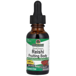 Грибы Рейши 1000 мг, Nature's Answer Reishi, без спирта