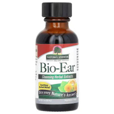 Екстракт для вух, Nature's Answer Bio-Ear, заспокійлива трав'яна суміш, 30 мл