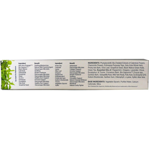 Зубна паста освітлююча, Brightening Toothpaste, PerioBrite, Nature's Answer, з CoQ10 та фолієвою кислотою, кориця, 113.4 г.