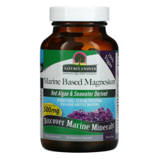 Магній морського походження 250 мг, Nature's Answer Marine Based Magnesium, 90 вегетаріанських капсул