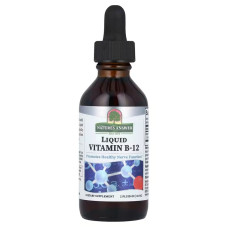 Вітамін В12 рідкий 1000 мкг, Nature's Answer Рідкий Вітамін В-12, 60 мл