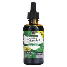 Хлорофіл концентрат 50 мг, Nature's Answer Concentrated Chlorophyll, рідкі краплі, 60 мл