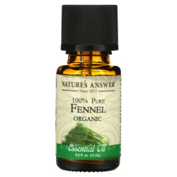 Масло фенхеля эфирное органическое, Nature's Answer Fennel Essential Oil, 15 мл