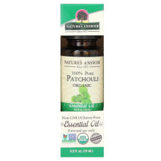 Ефірне масло пачулі, 100% чисте, органік, Nature's Answer Patchouli, 15 мл