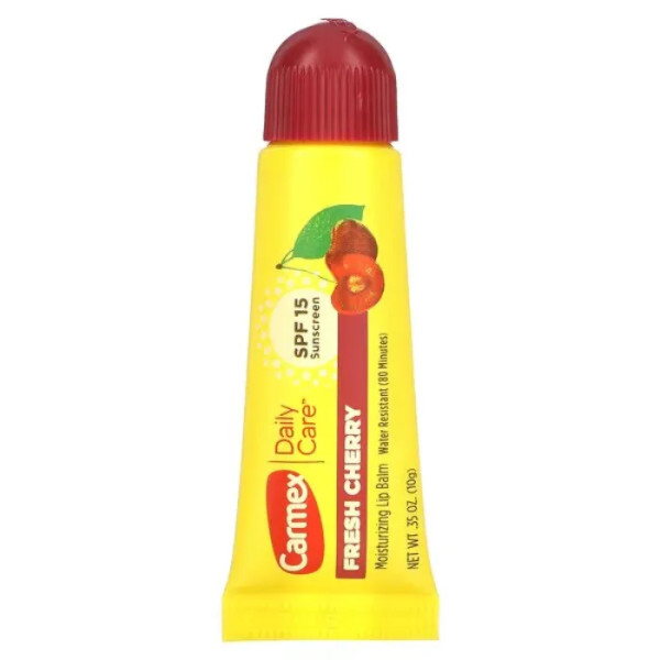 Бальзам для губ увлажняющий, Lip Balm, Carmex, вишня, SPF 15, 10 г