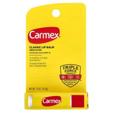Бальзам для губ, SPF 15, Carmex Classic Lip Balm, 4.25 г