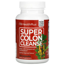 Очищение толстой кишки, Super Colon Cleanse Health Plus Inc., 120 капсул