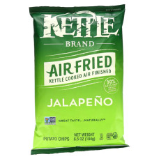 Картопляні чіпси повітряної обсмажування, Kettle Foods Air Fried Potato Chips, смак халапеньо, 184 г