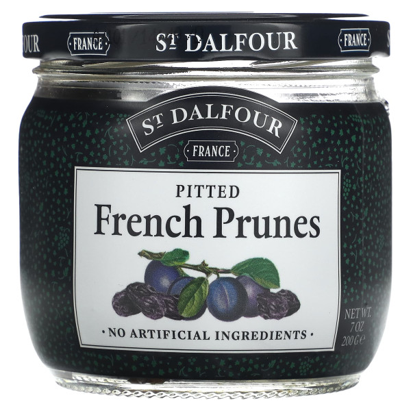 Чорнослив аженський, French Prunes, St. Dalfour, без кісточки, 200 г